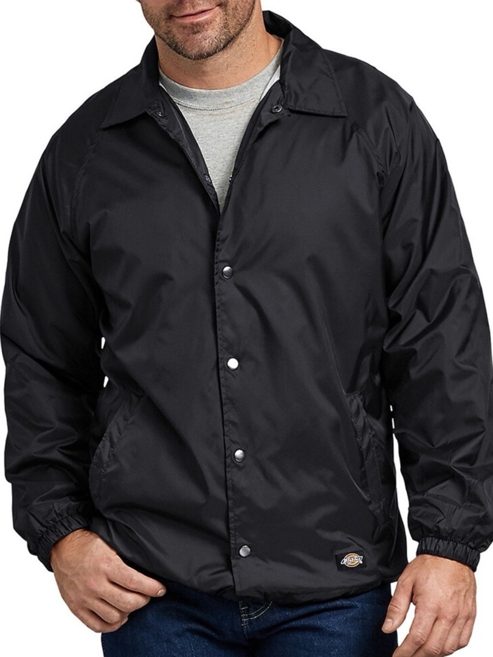 Dickies Snap Front Nylon Jacket Men's Size Small